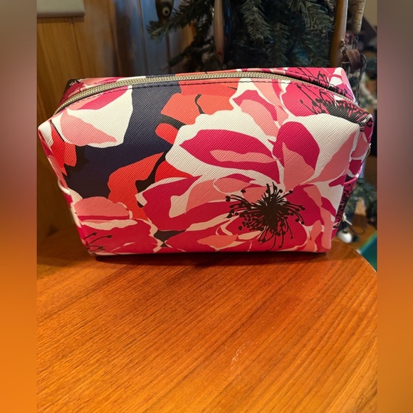 Trina Turk Pink Floral Women's Toiletry Bag - Picture 2 of 12